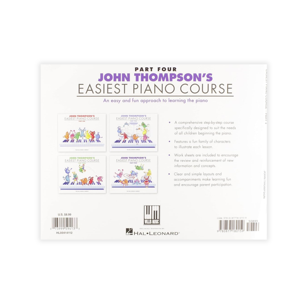 John Thompson's Part 4 - Piano