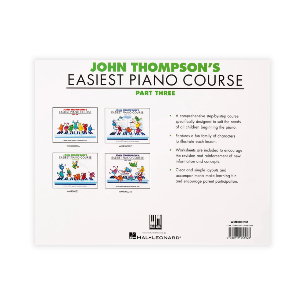 John Thompson's Part 3 - Piano