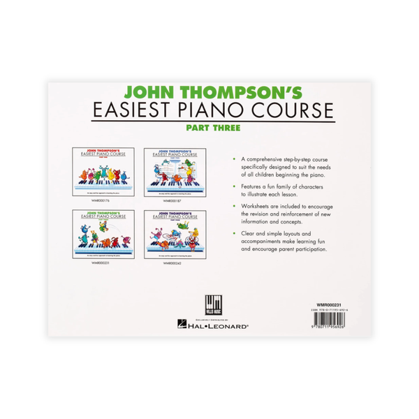 John Thompson's Part 3 - Piano